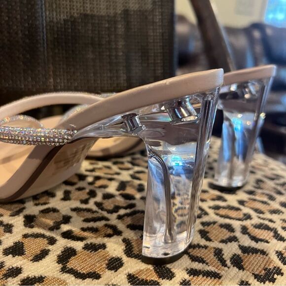 XOXO Rhinestone Heels LIKE NEW - Picture 6 of 12